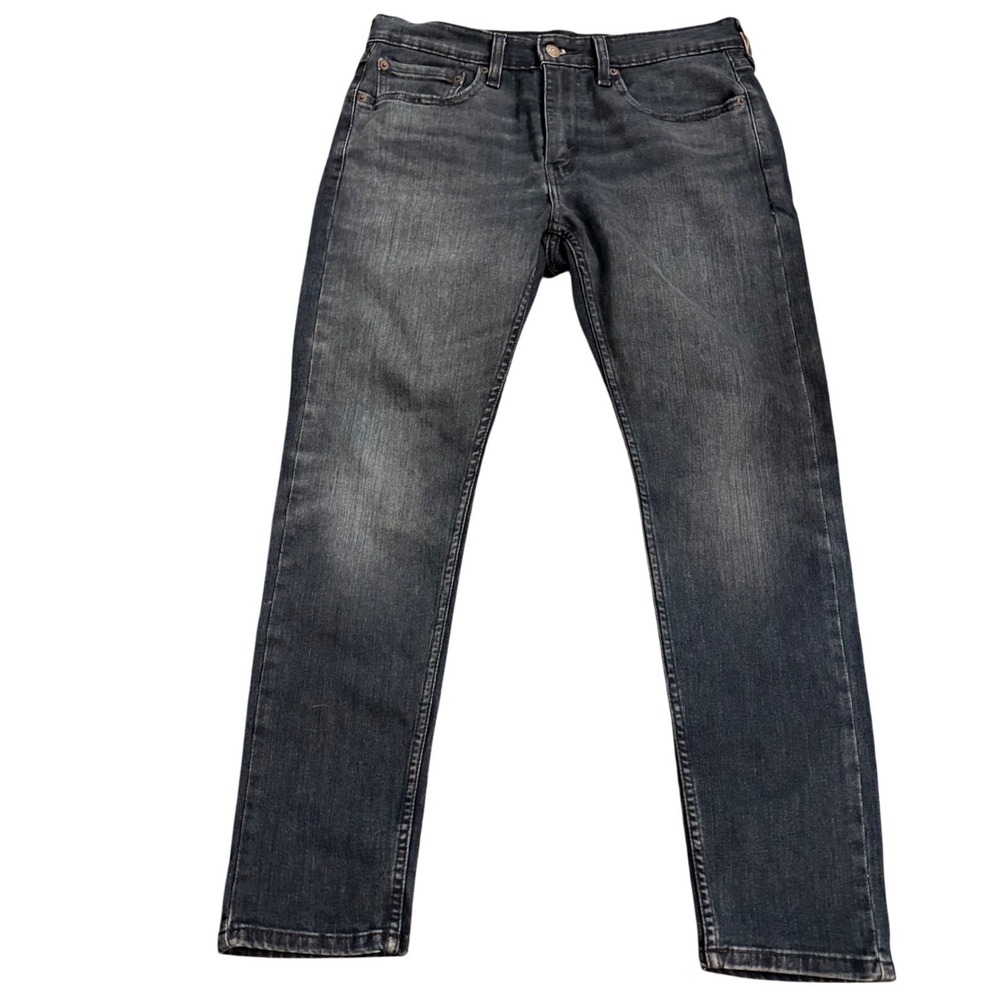 Levi's 512 All Seasons Tech Slim Taper Mens 31x30 Dark Wash Blue Jeans